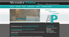 Desktop Screenshot of fliesen-pfeifer.at